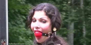 Tied Bitch As A Trophy