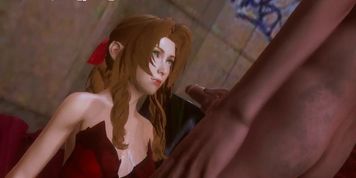 Final Fantasy 7 Remake Aerith Gainsborough Oral Stimulation