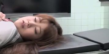Lady brought her sexy neighbour girl to a gynecologist check