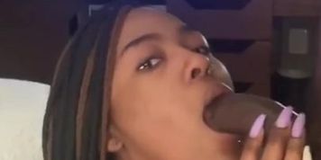 Girl Having Fun Sucking BBC