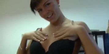 Secretary Gets Creampie In The Office