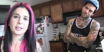 Pierced emo slut rides - video 1