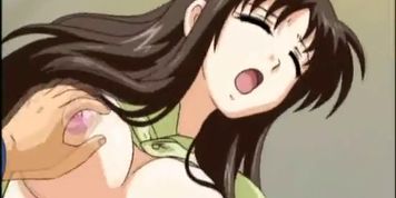 Anime babe doing blowjob and swallow sperm