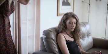 Angry mom Sarah Vandella comforted by big dick daddy - video 1