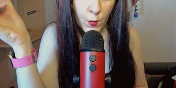 Asmr mouth sound and deeptroath for this super sexy video