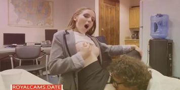 A Horney office colleague is fucked by me