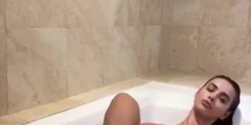 Liza Kovalenko rubbing pussy