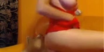 Sexy Webcam Girl With A Toy