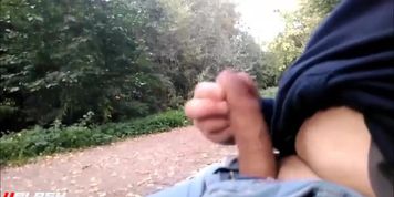 A man jerks off on a park bench in public plea ...