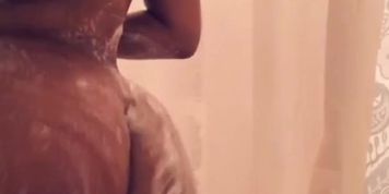 Big ass ebony amateur home made