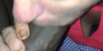 Lonely milf got beat by husband so she sucks bbc for get back 