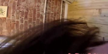 POV fucked euro enjoys sensual pussyplay