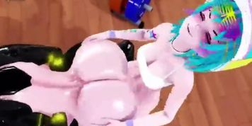 Futas at the gym 3d