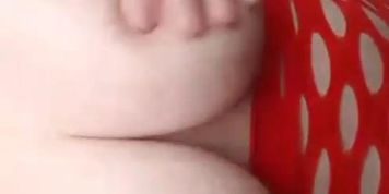 Playing with my boobs !! Getting horny !!