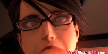 3D Characters Sucking a Huge Dick