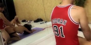 Group exercising vagina muscles at the gym