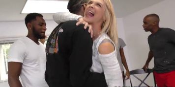 DOGFARTNETWORK - Sarah Vandella Interracial Anal Gangbang