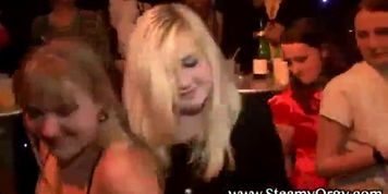 Cocksucking party with cfnm girls - video 1