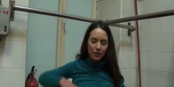 Amazing Dp Public Restroom Sex